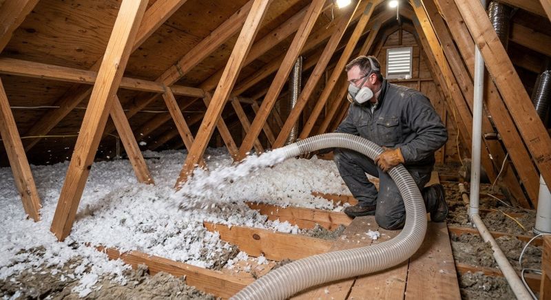 Blown Insulation Installation in Longmont, CO