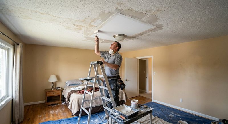 Ceiling Drywall Repair in Alpharetta, GA