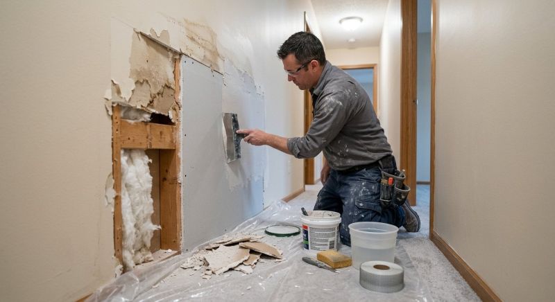 Drywall Water Damage Repair in Conroe, TX
