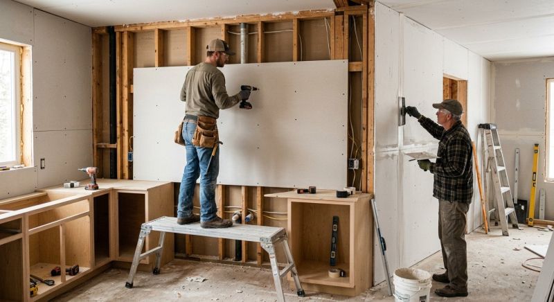 House Drywall Installation in Kansas City, KS